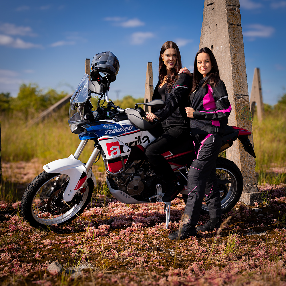 Dámská letní moto bunda W-TEC Martix Lady černo-růžová M rozšířená - Obrázek 5