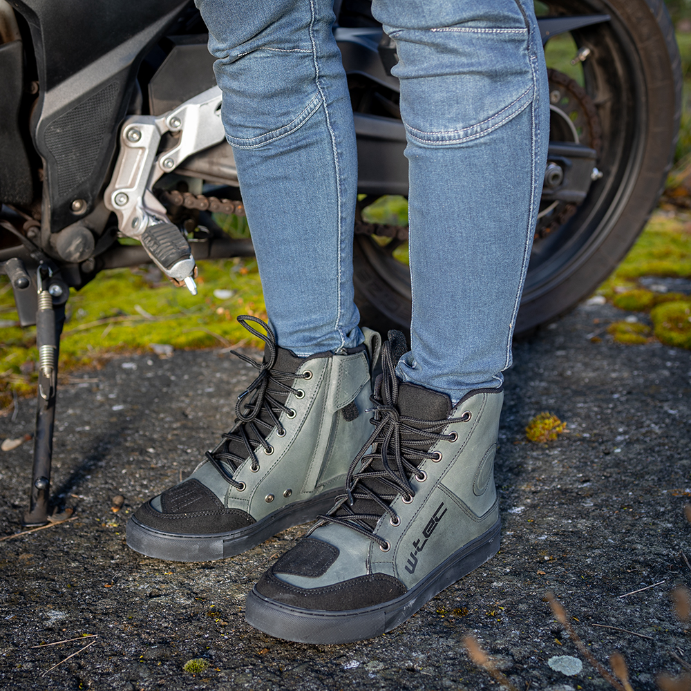 Moto boty W-TEC Sevendee tmavě šedá 40 - Obrázek 4