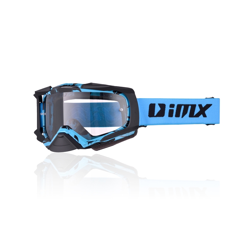 Motokrosové brýle iMX Dust Graphic Blue-Black Matt