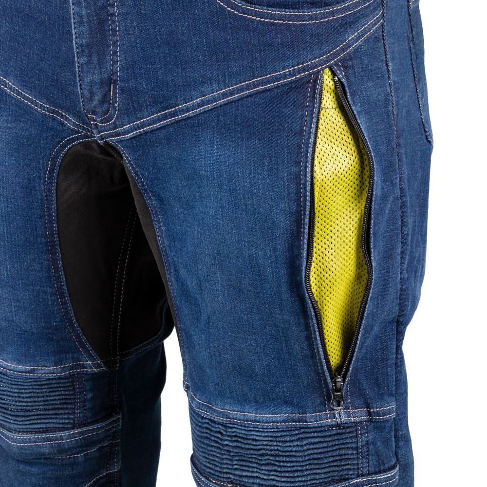 Pánské moto jeansy W-TEC Biterillo Evo černá 3XL (obrázek 3)
