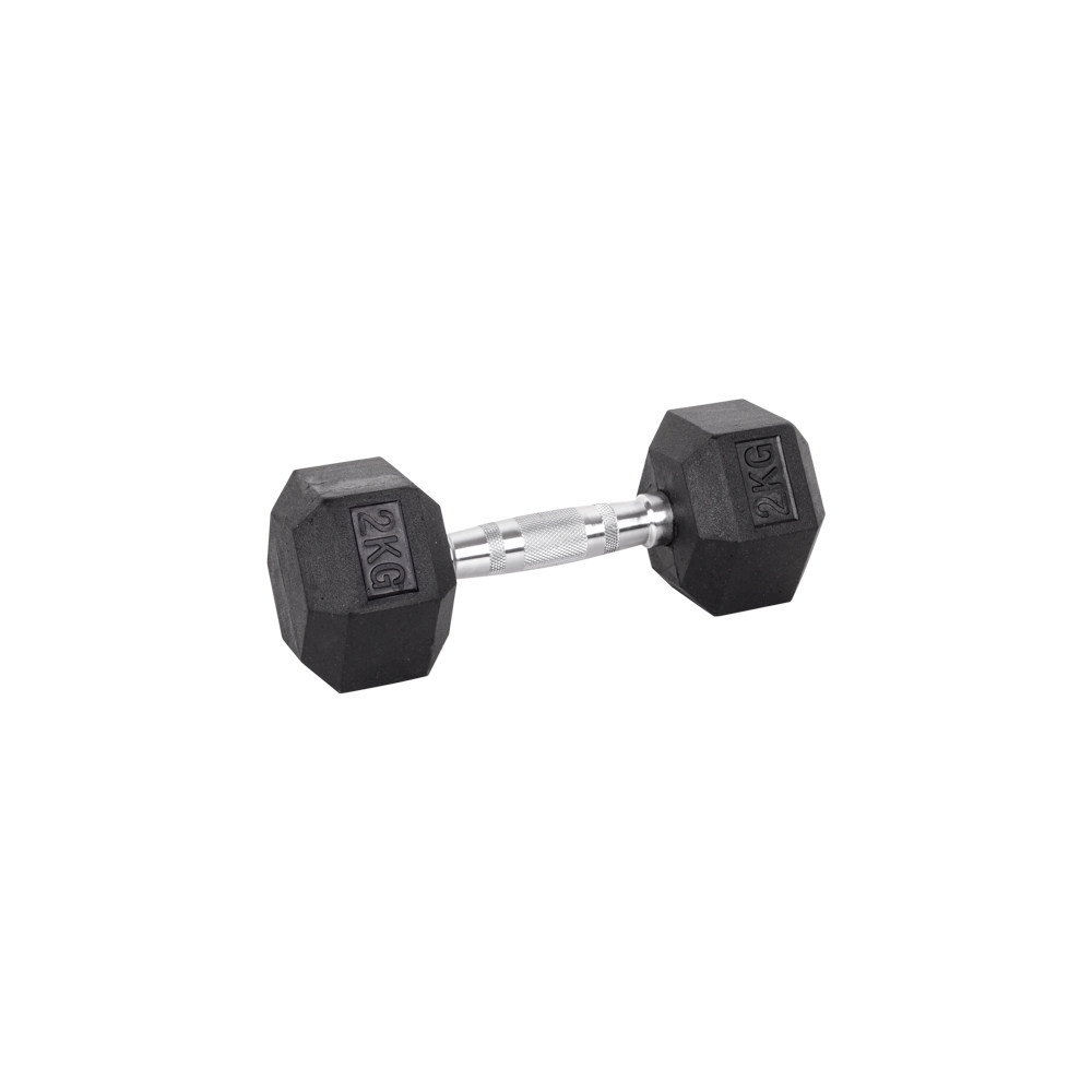Šestihranná činka inSPORTline Hexsteel 2 kg
