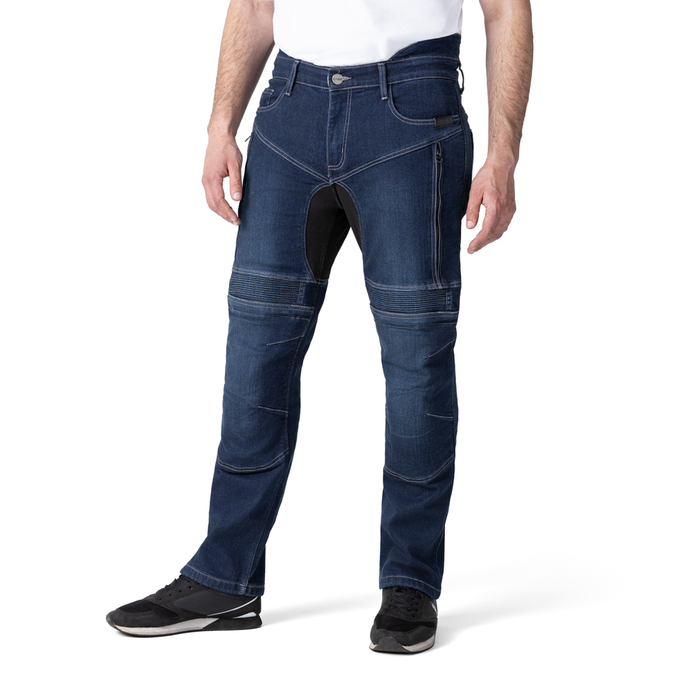 Pánské moto jeansy W-TEC Biterillo Evo černá S (obrázek 7)