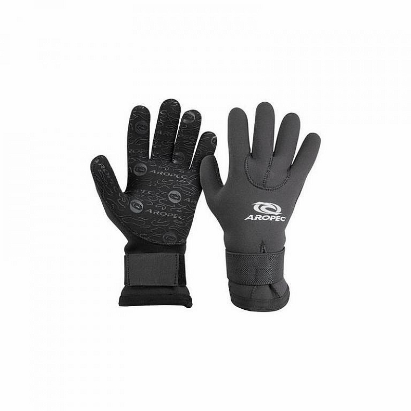 Neoprenové rukavice Aropec CLASSIC 3 mm černá - XL