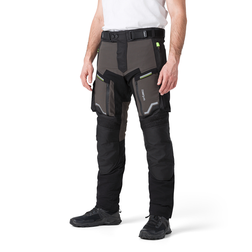 Moto kalhoty W-TEC Daimick černo-šedá M (obrázek 3)