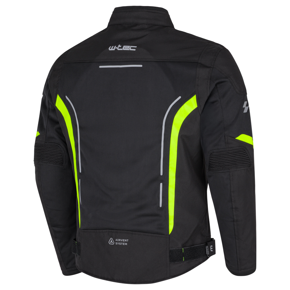 Letní pánská moto bunda W-TEC Mirelio černá-fluo S (obrázek 6)