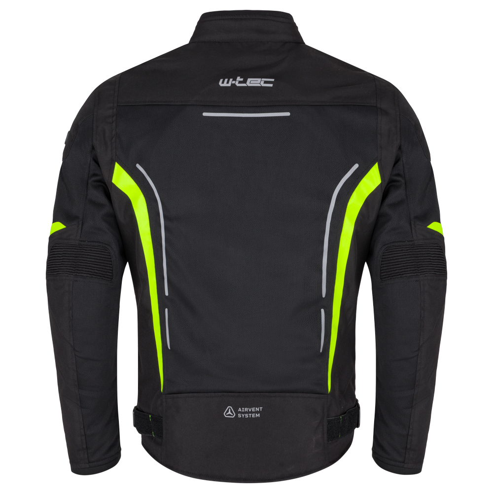 Letní pánská moto bunda W-TEC Mirelio černá-fluo S (obrázek 7)