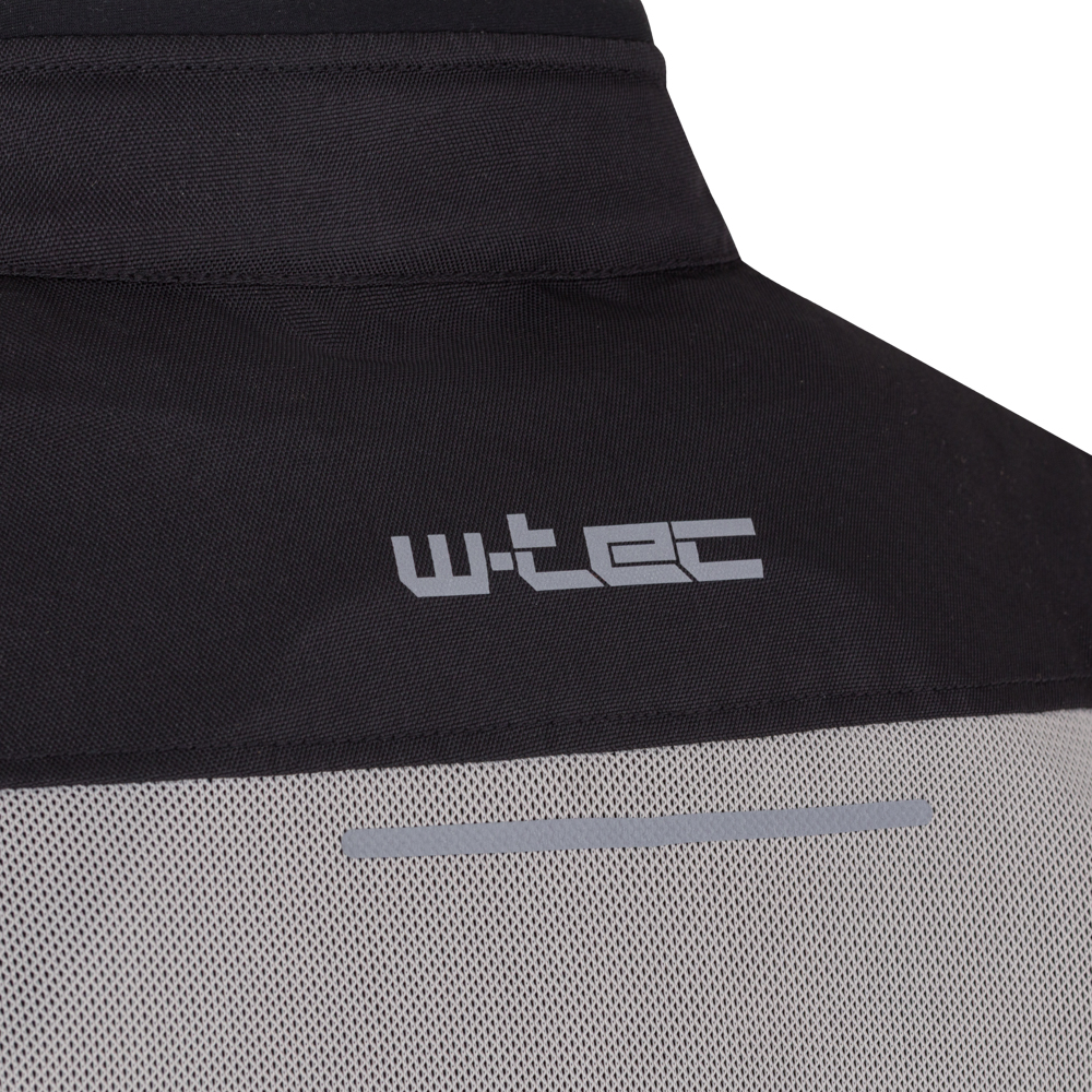 Letní dámská moto bunda W-TEC Mirelia černo-šedo-růžová M (obrázek 10)