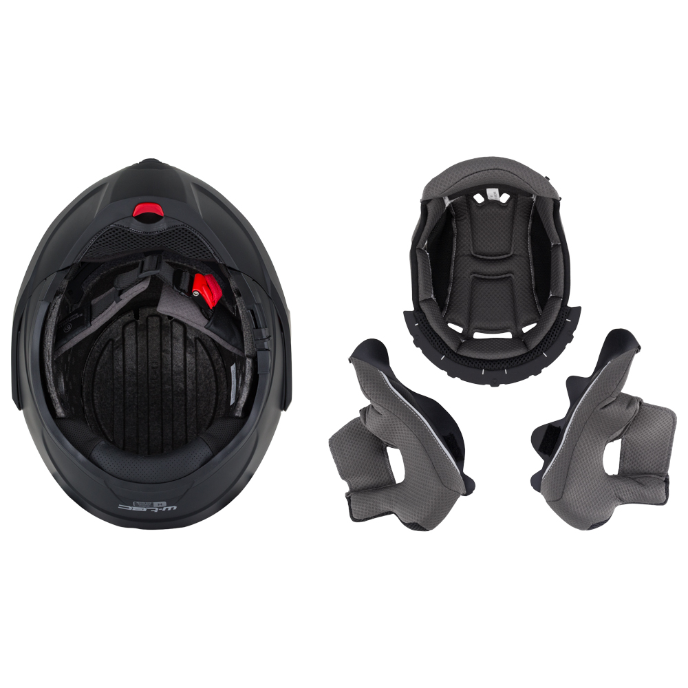 Překlopná moto přilba W-TEC Sabron P/J Black Matt XS (53-54) (obrázek 7)
