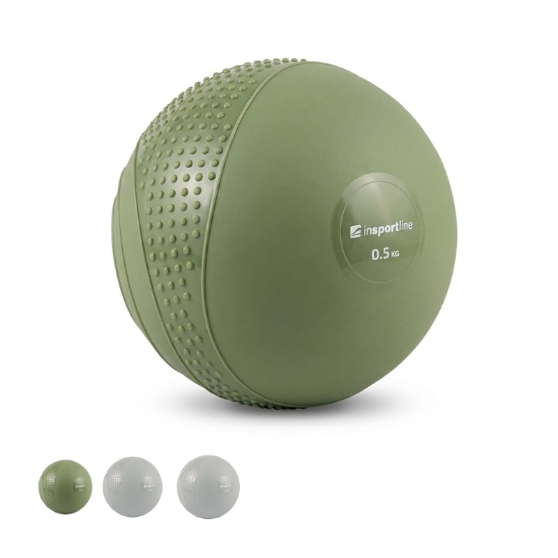 Mini medicinbal inSPORTline Sendelar 10,5cm/0,5kg