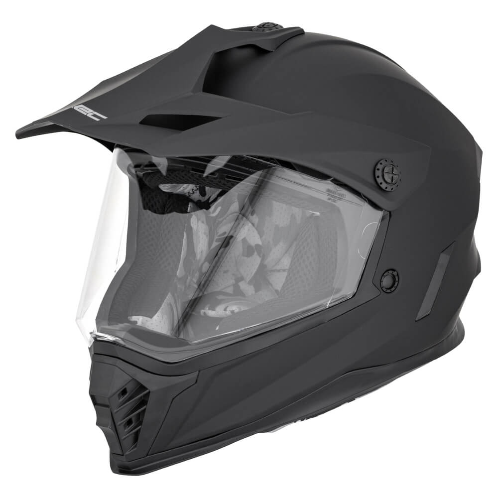 Dětská moto přilba W-TEC Benasqo černá matná S (49-50)