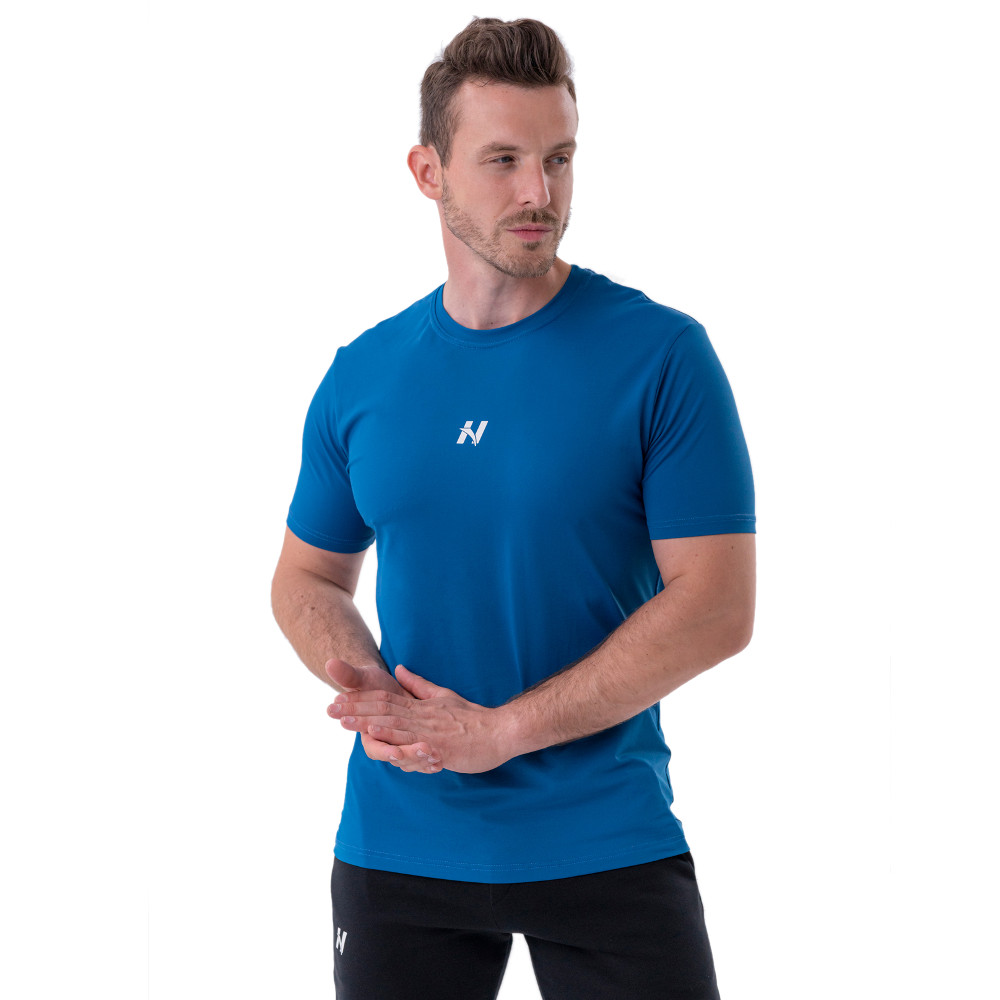 Pánské triko Nebbia „Reset“ 327 Blue - XXL