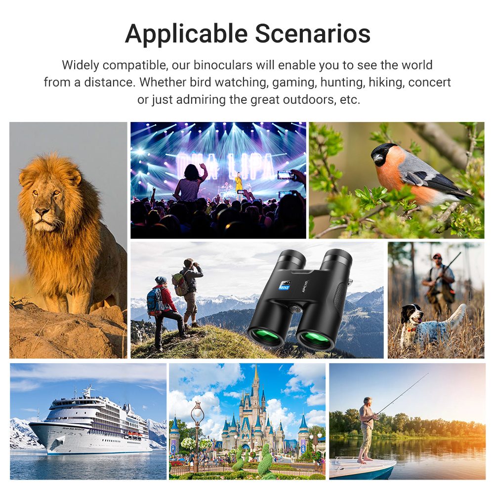 Dalekohled Apexel 10×42 AutoFocus