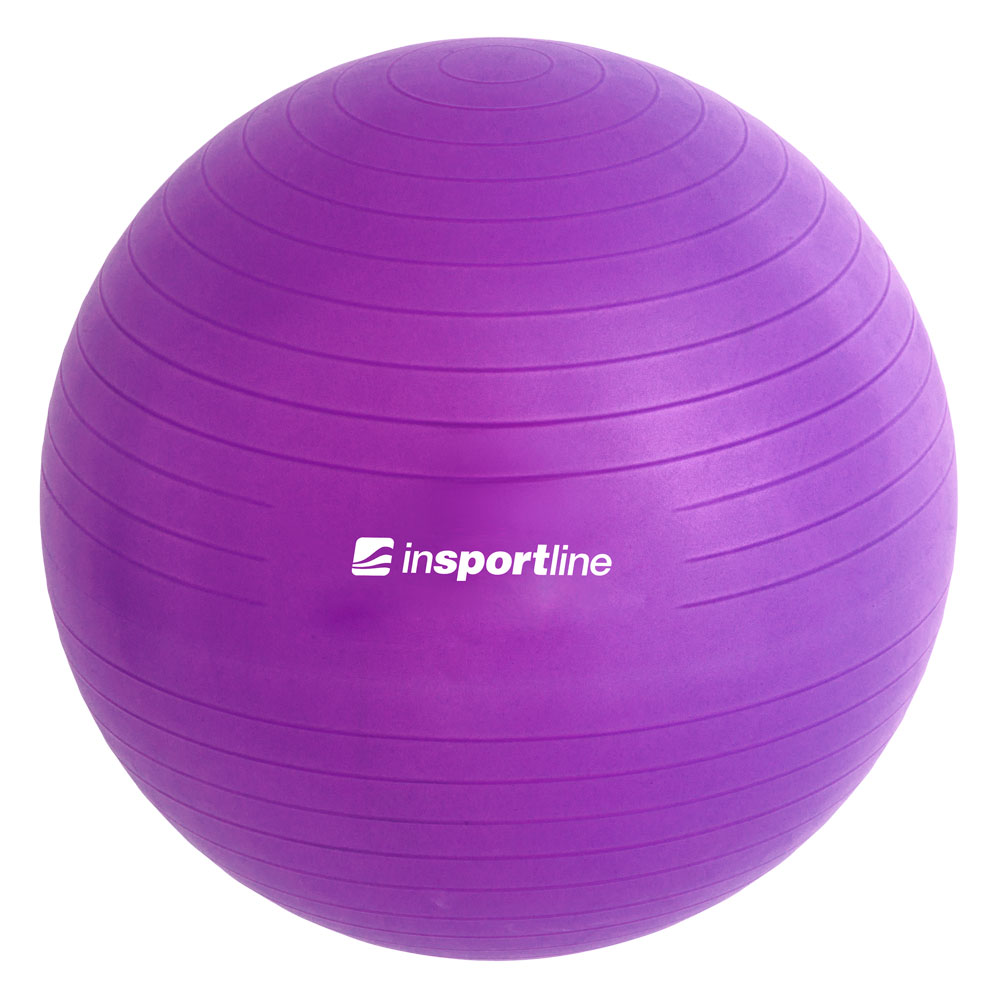 Levně Gymnastický míč inSPORTline Top Ball 55 cm fialová