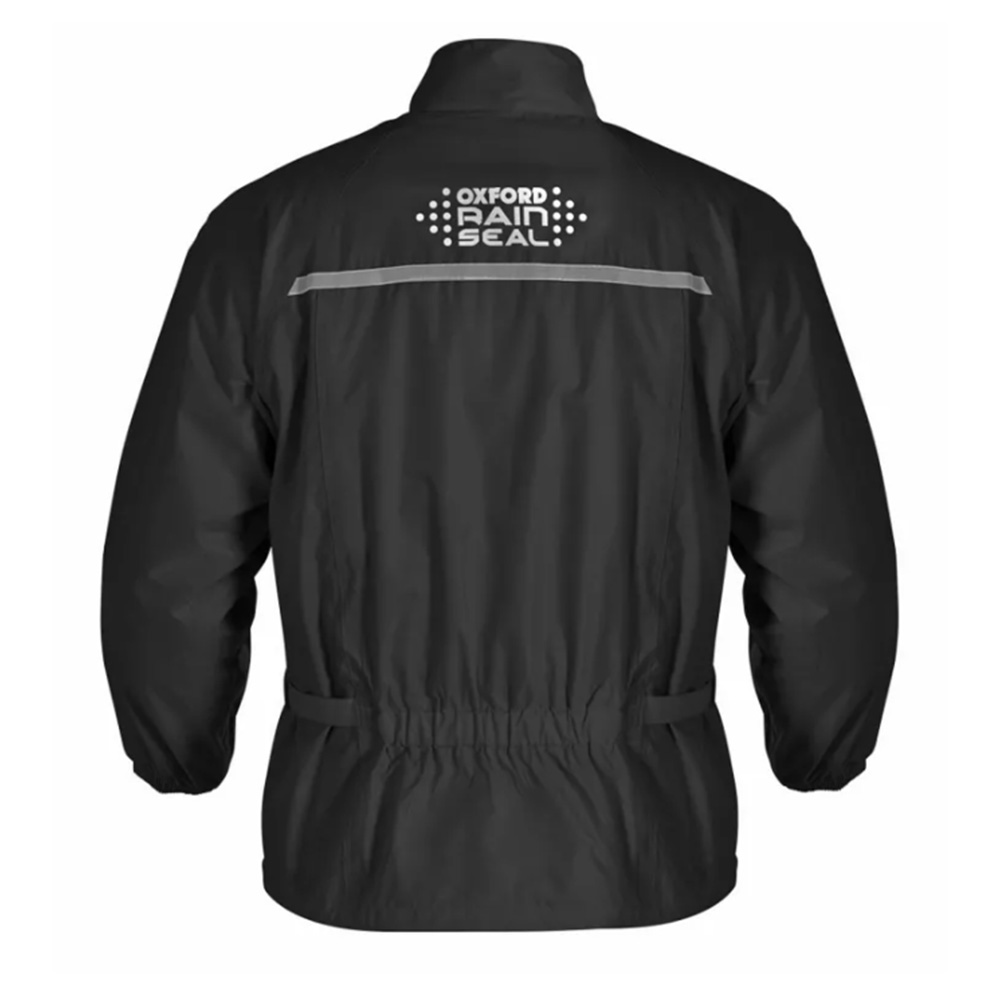 Moto pláštěnka Oxford Rain Seal černá XL - Obrázek 3