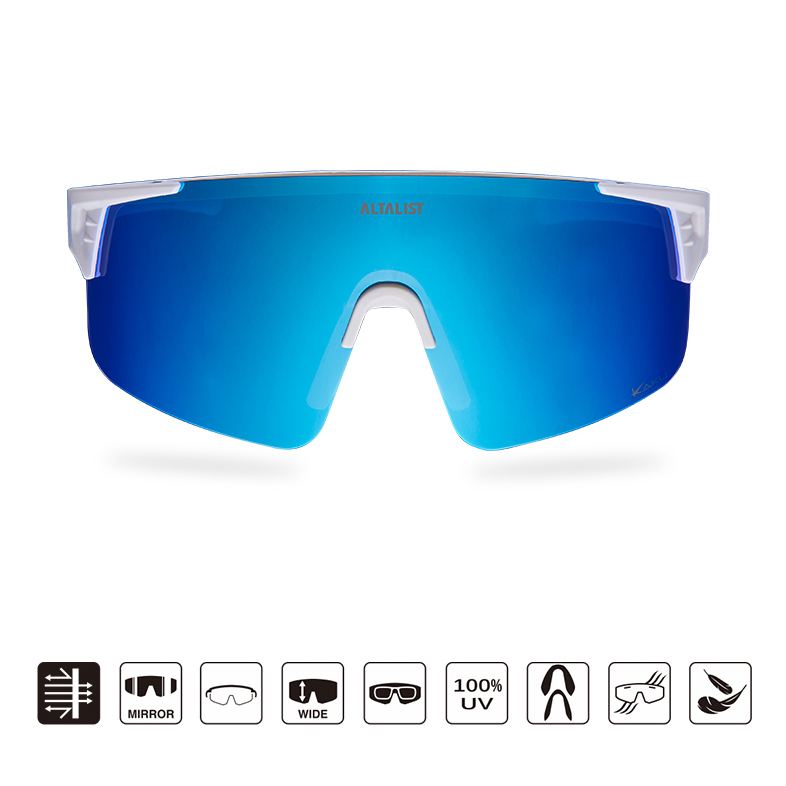 Polarizační sluneční brýle Altalist Kaku SP3 bílá s modrými skly - Obrázek 3