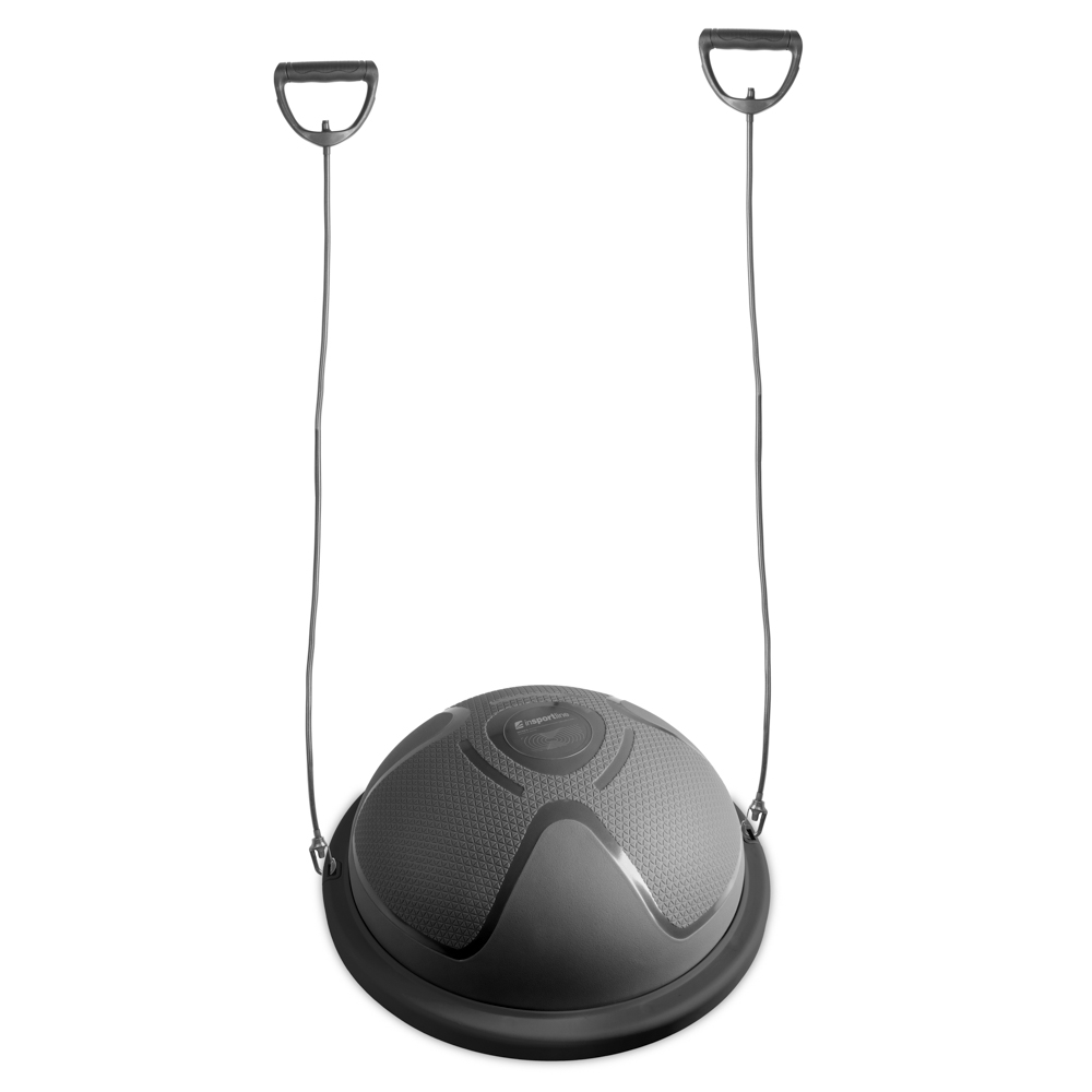 Balanční podložka inSPORTline Dome Compact s gumovými expandéry černá