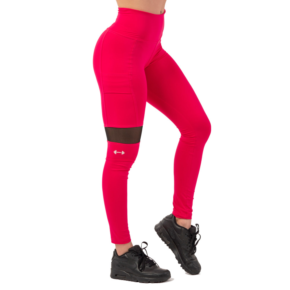 Dámské legíny s vysokým pasem Nebbia Sporty Pink - XS