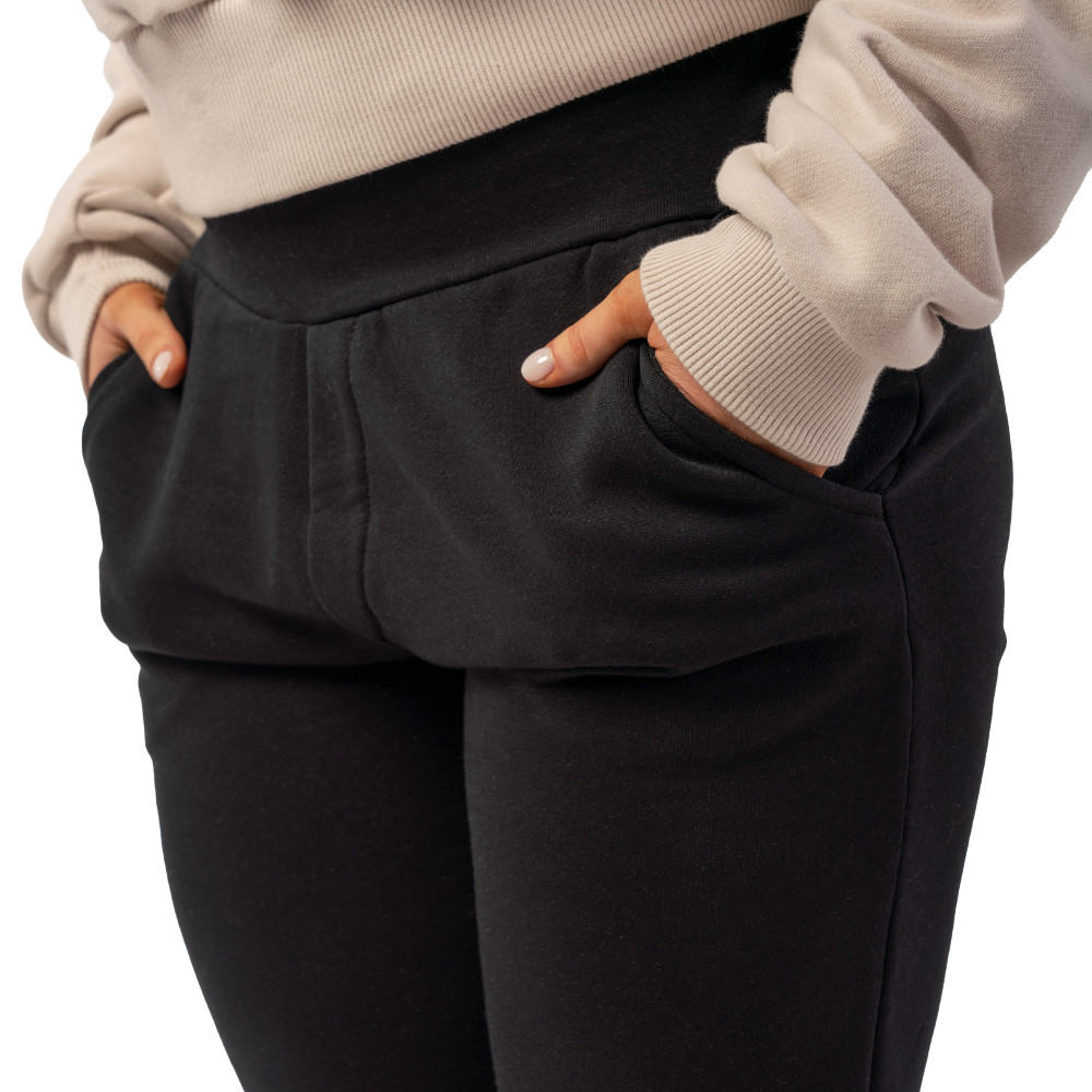 Tepláky s vysokým pasem Nebbia „Feeling Good” 409 tmavě zelená S - Obrázek 4