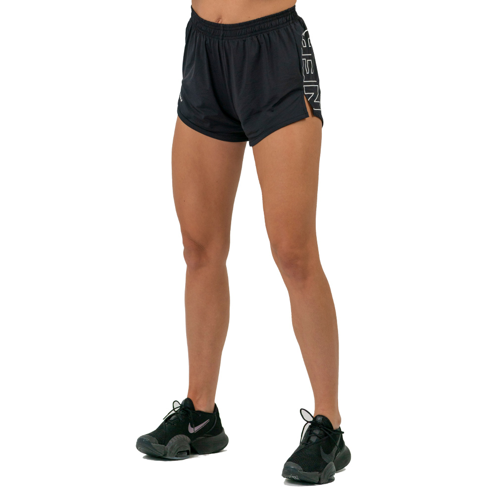 Levně Dámské šortky Nebbia FIT Activewear 442 Black L