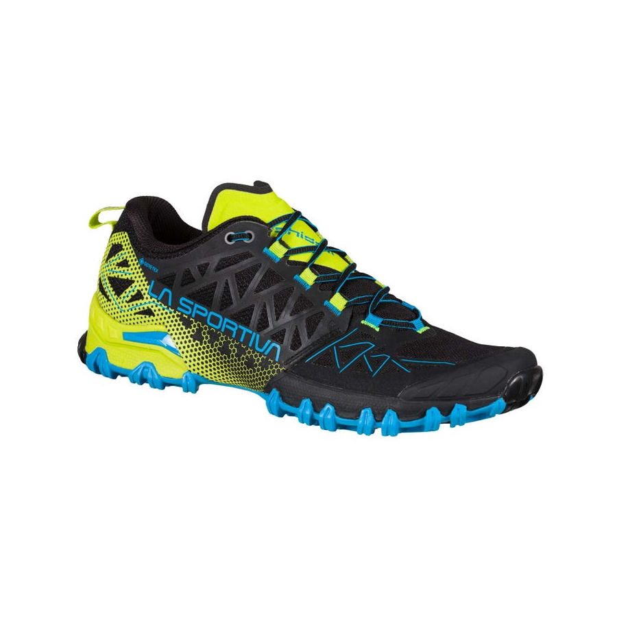 Pánské běžecké boty La Sportiva Bushido II GTX  Black/Neon  44,5 - Black,Neon