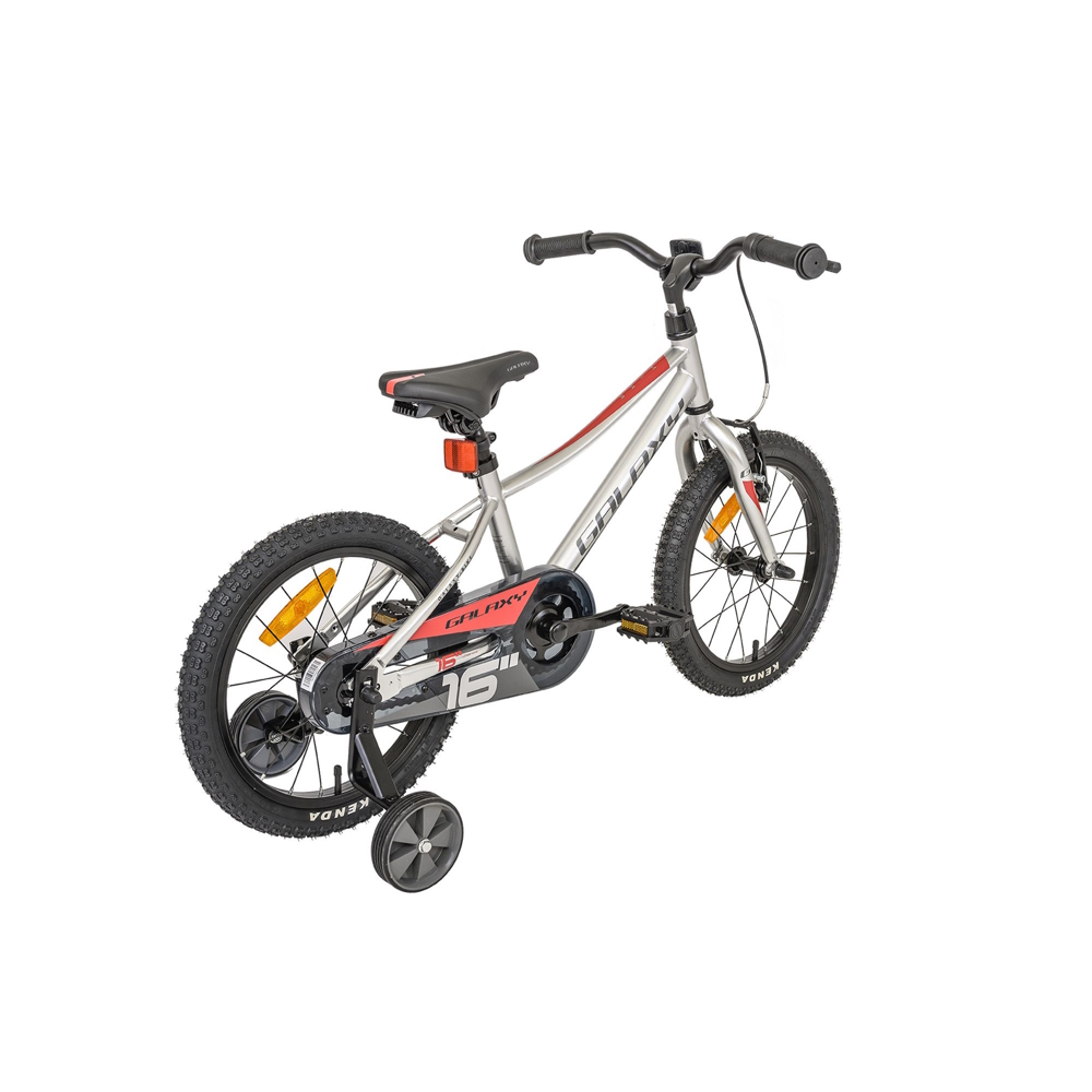 Dětské kolo Galaxy Mira 16" 9.0 9" (100-125 cm) stříbrná - Obrázek 5