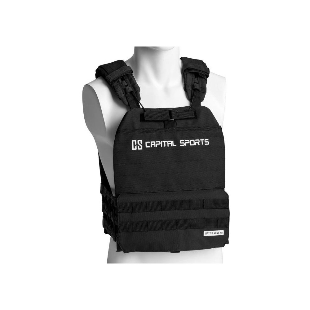 Levně Zátěžová vesta Capital Sports Battlevest 2.0 2 x 4 kg - černá