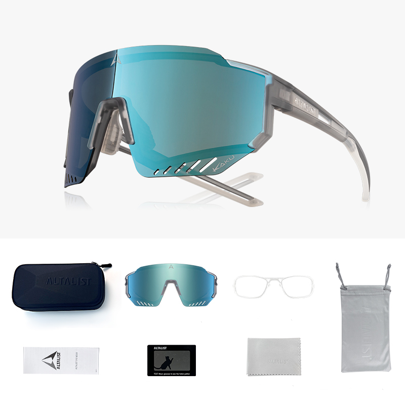 Polarizační sluneční brýle Altalist Kaku SP1 šedá s modrými skly - Obrázek 5