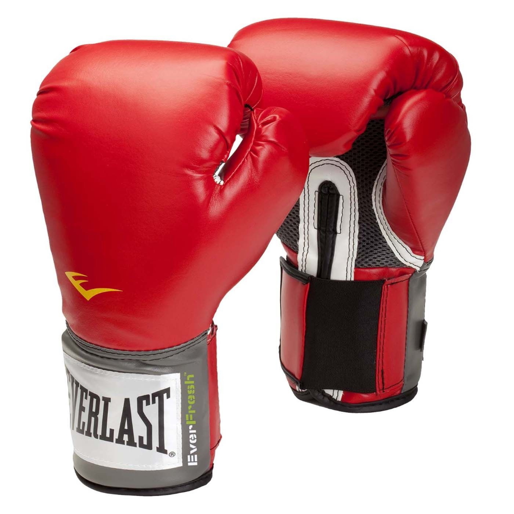 Boxerské rukavice Everlast Pro Style 2100 Training Gloves  červená  L (14oz)