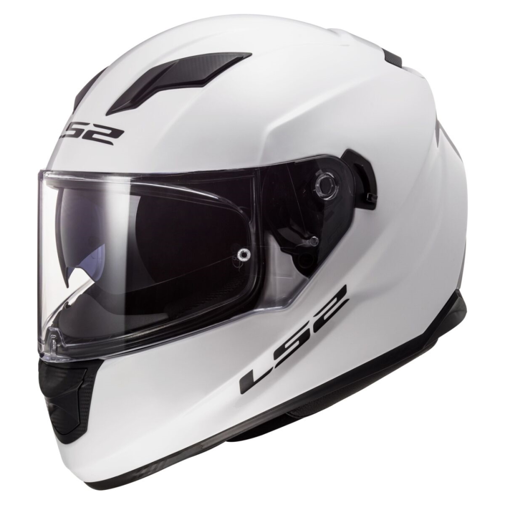 Moto přilba LS2 FF320 Stream Evo Gloss White White - L (59-60)