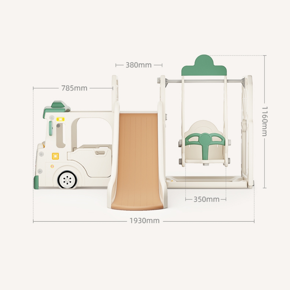 Dětská skluzavka s houpačkou inSPORTline Tedomino - Obrázek 5