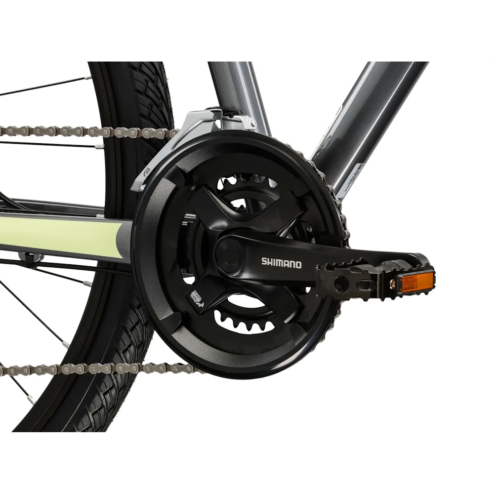 Dámské crossové kolo Kross EVADO 3.0 28" Gen 007 L (19", 168-180 cm) šedá/zelená/lesk (obrázek 7)