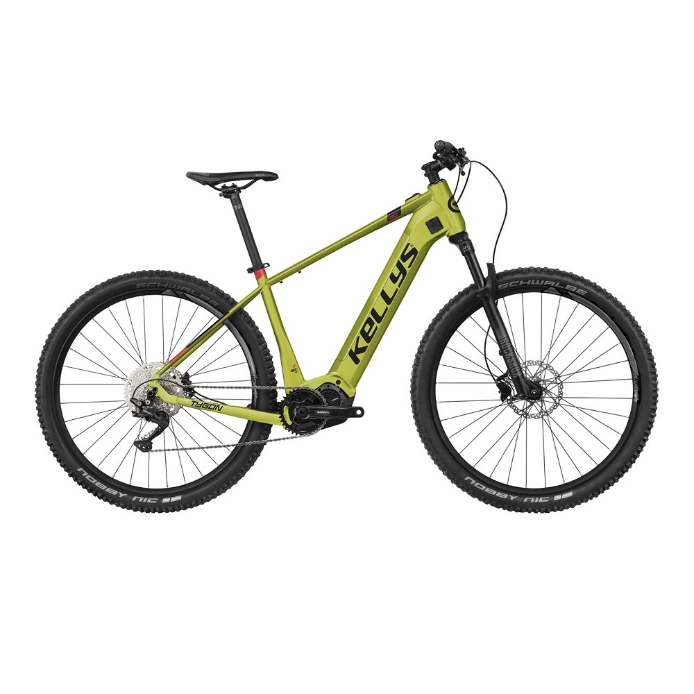 Horské elektrokolo KELLYS TYGON R50 29" 6.0  Lime  L (20", 178-189 cm) - Lime