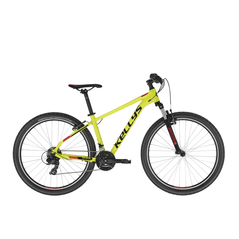 Horské kolo KELLYS SPIDER 10 26" 7.0 Neon Yellow - XS (15", 149-164 cm)