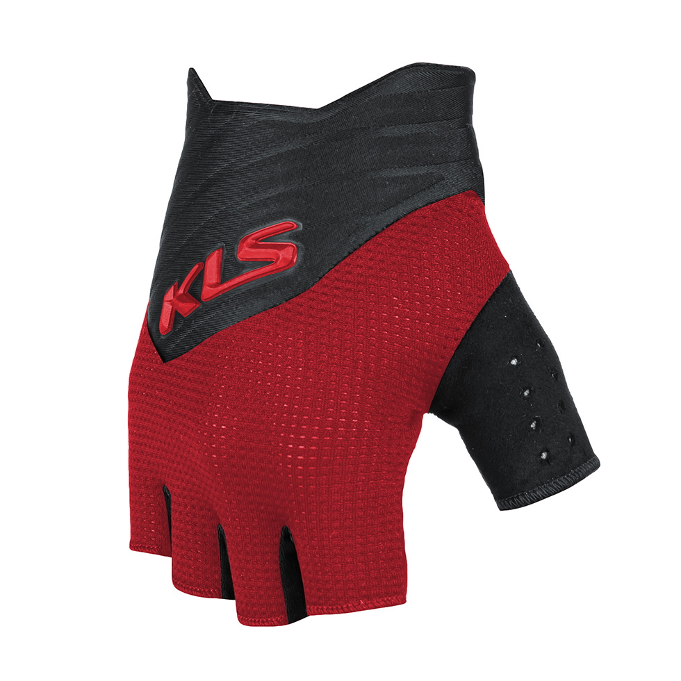 Cyklo rukavice Kellys Cutout Short  červená  XS - červená
