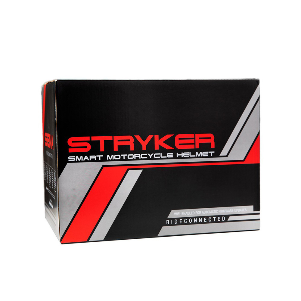 Moto přilba SENA Stryker s integrovaným Mesh headsetem Shine White lesklá bílá XL (61-62) - Obrázek 5