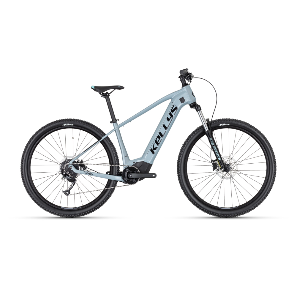 Levně Dámské horské elektrokolo KELLYS TAYEN R10 P 29" 7.0 M (17", 166-175 cm) Sky Blue