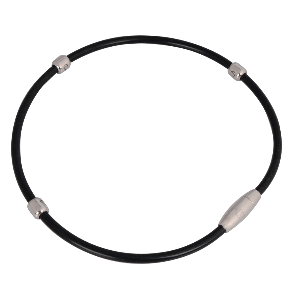 Magnetický náhrdelník inSPORTline Alkione černá - 48 cm