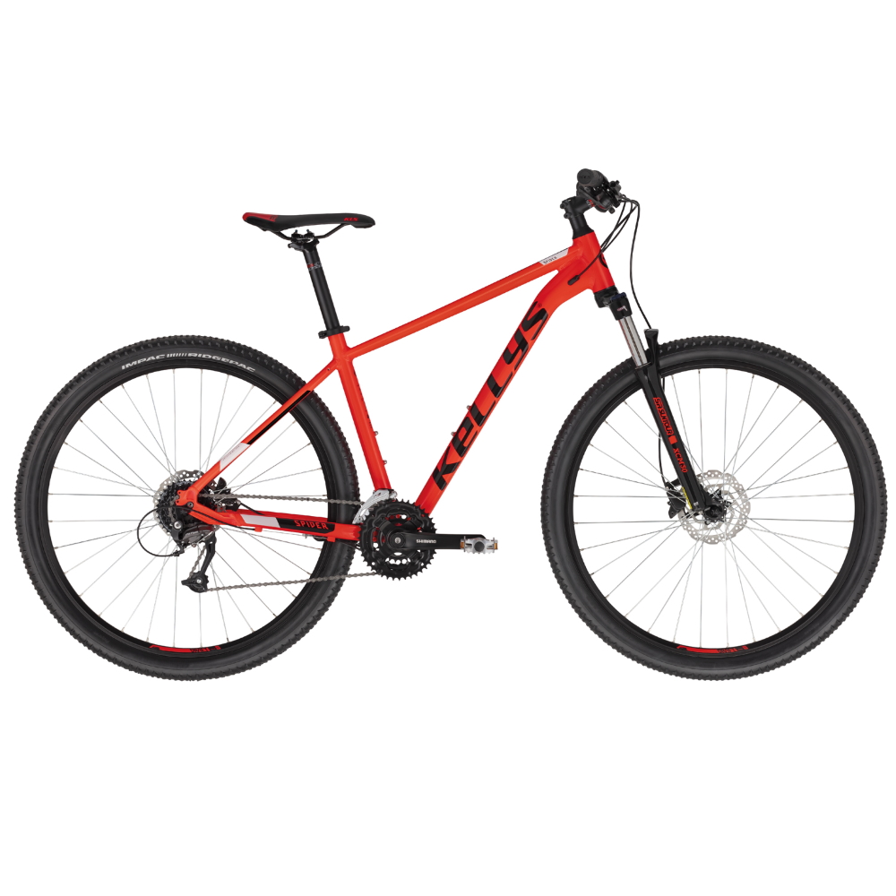 Levně Horské kolo KELLYS SPIDER 50 29" 7.0 Red L (21", 185-195 cm)