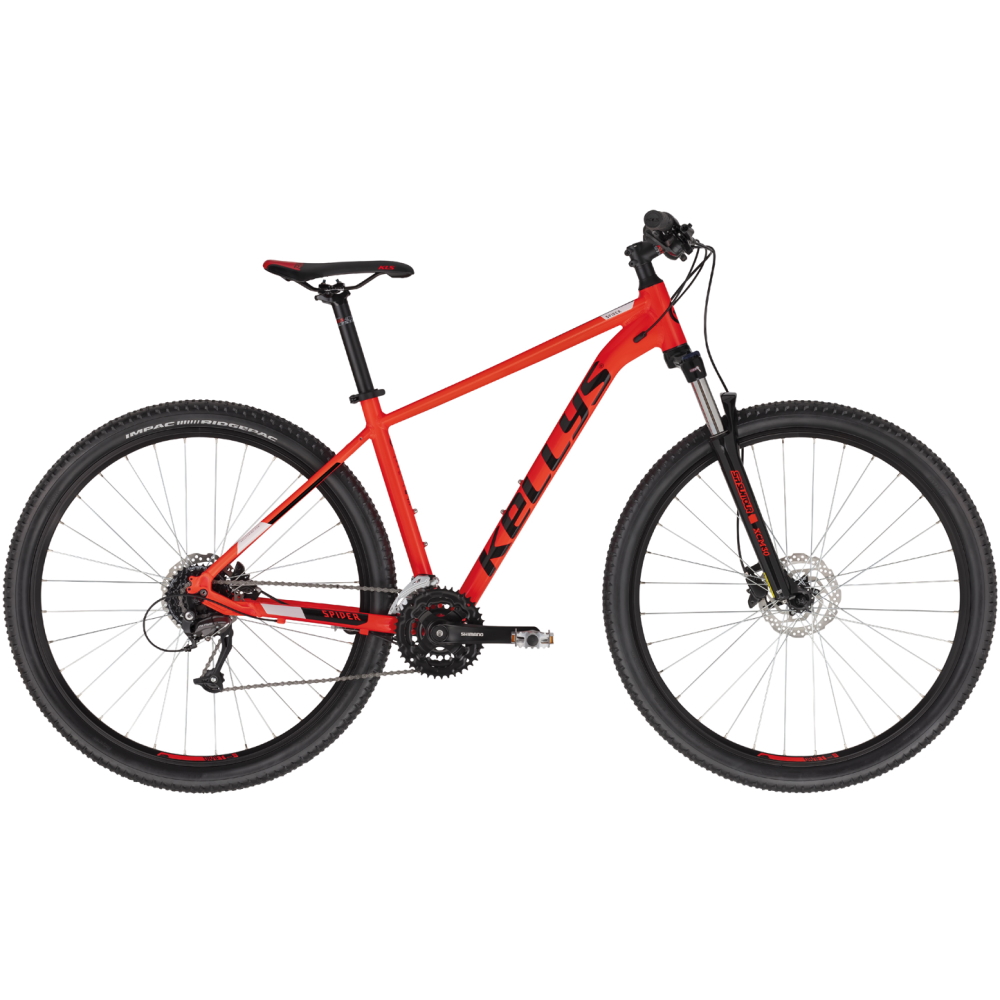 Horské kolo KELLYS SPIDER 50 26" 7.0  Red  XXS (13,5", 138-155 cm)