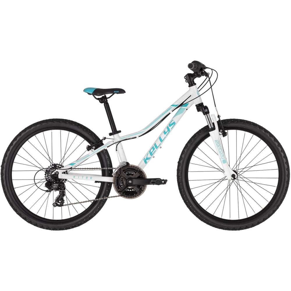 Juniorské kolo KELLYS KITER 50 24" 7.0  White  11" (125-145 cm)