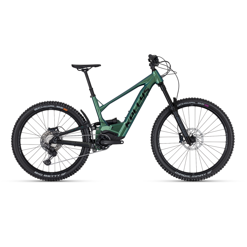 Celoodpružené elektrokolo Kellys Theos R50 P 29"/27,5" 8.0 Magic Green - L (18", 178-190 cm)