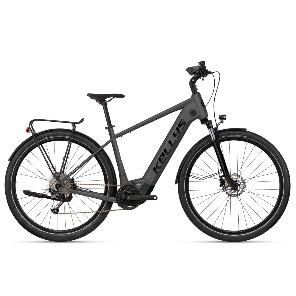 Levně Trekingové elektrokolo KELLYS E-Carson 30 P 28" 8.0 Anthracite L (20", 178-190 cm)