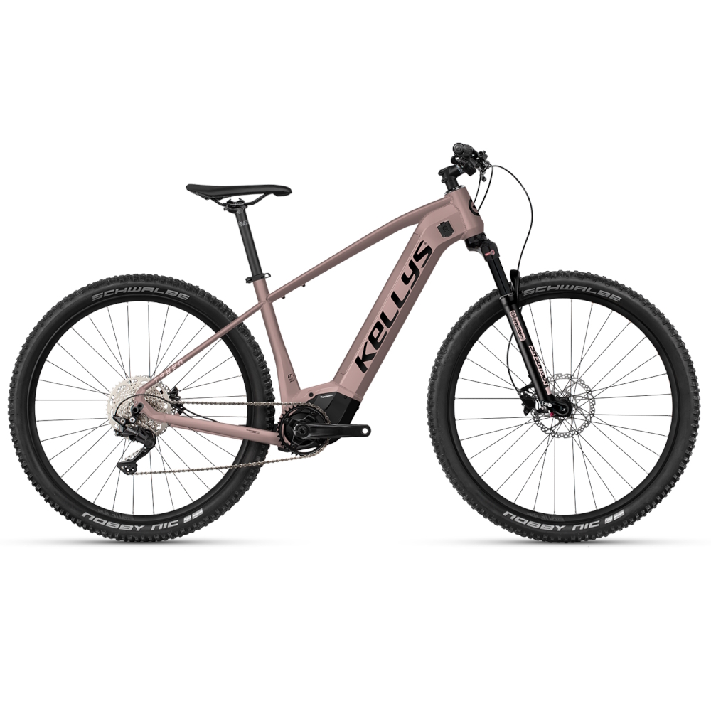 Levně Dámské horské elektrokolo KELLYS TAYEN R50 P 27.5" 7.0 Rose Gold S (16", 155-168 cm)