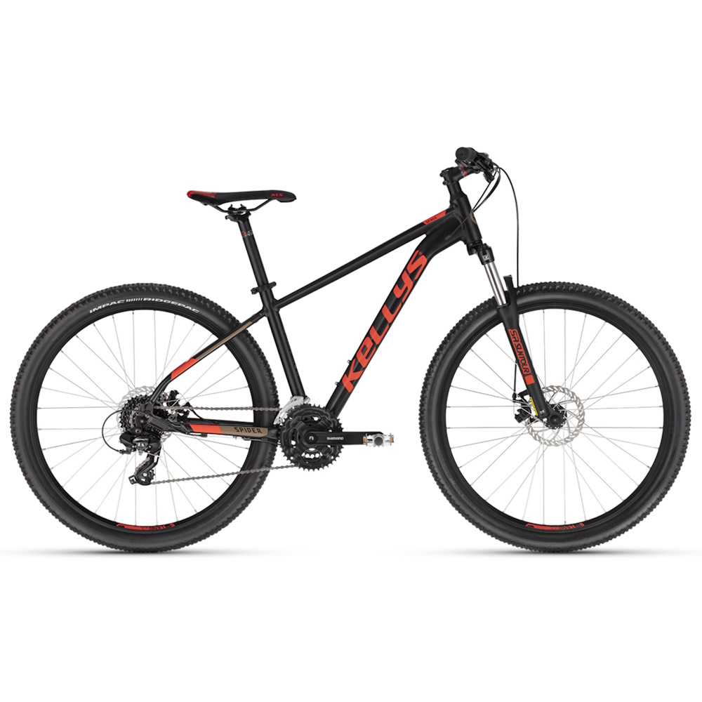 Horské kolo KELLYS SPIDER 30 26" 8.0  Black  XS (15", 149-164 cm)