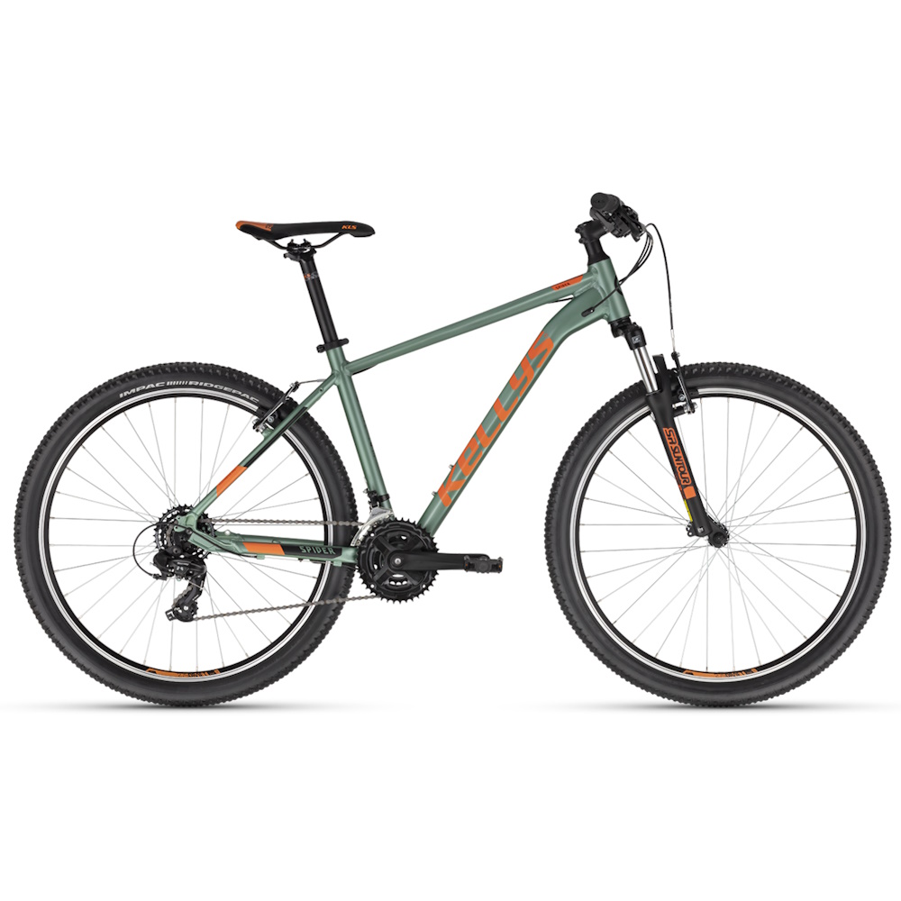 Horské kolo KELLYS SPIDER 10 26" 8.0 Green - XXS (13,5", 138-155 cm)