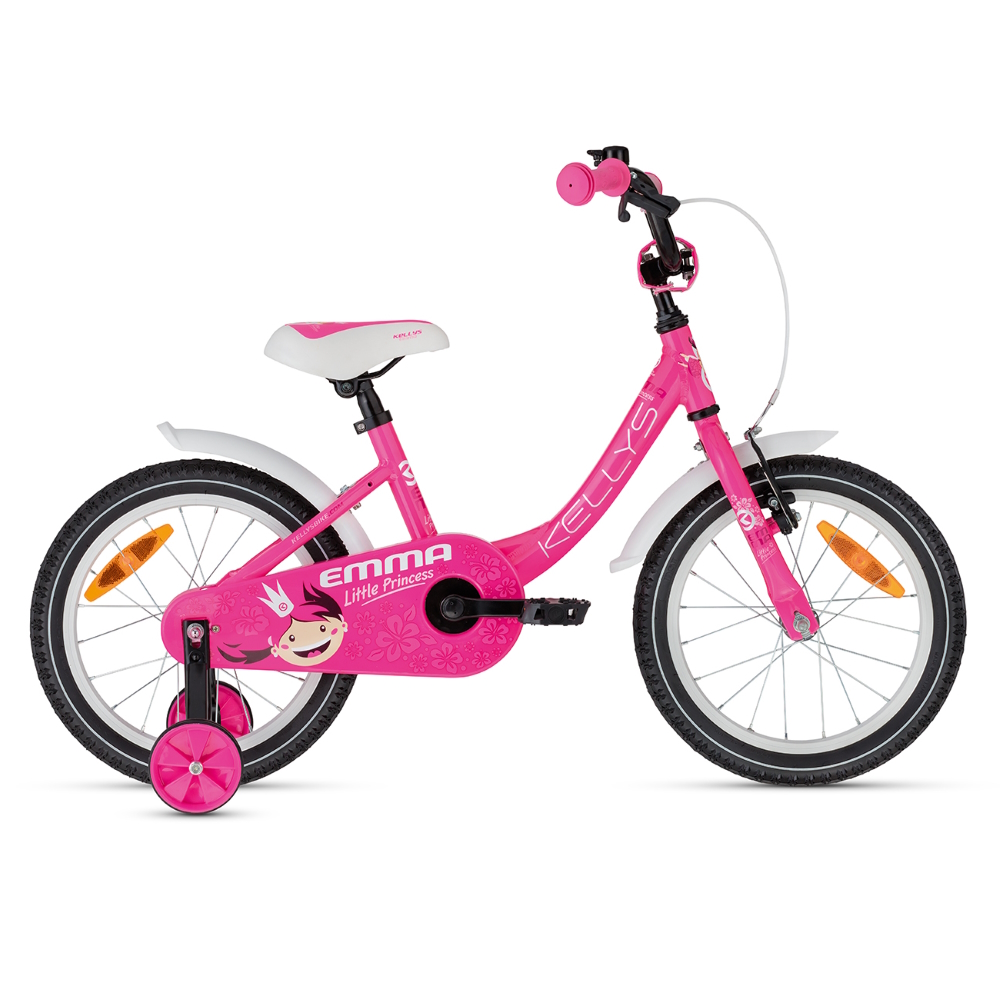 Dětské kolo KELLYS EMMA 16" Pink - 9,5" (100-110 cm)