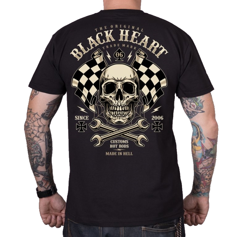 Triko BLACK HEART Starter černá - 3XL