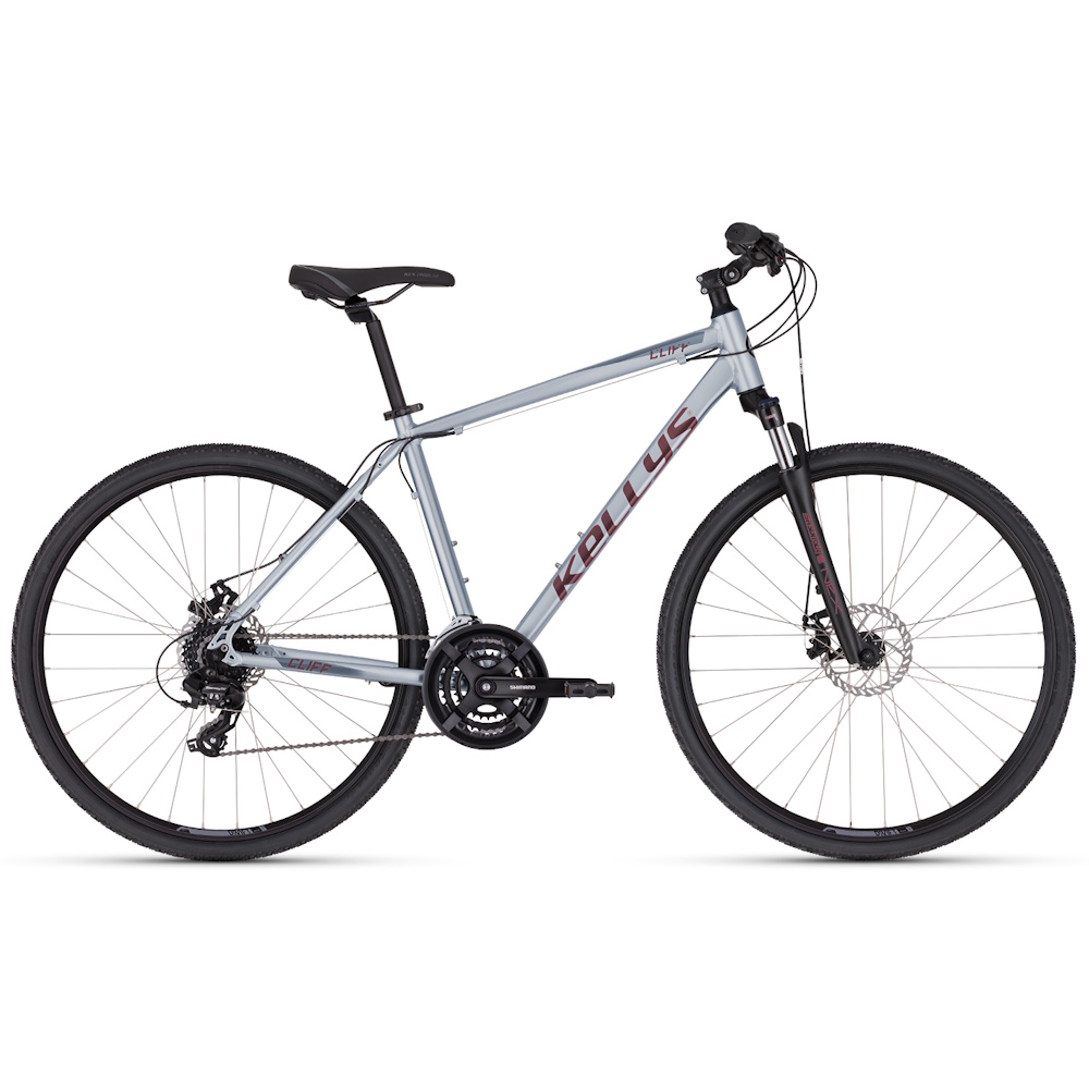 Pánské crossové kolo KELLYS CLIFF 70 28" - model 2025 M (19", 165-180 cm) Glacial Grey