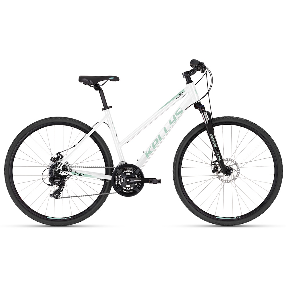 Dámské crossové kolo KELLYS CLEA 70 28" - model 2025 S (17", 155-170 cm) Frost White