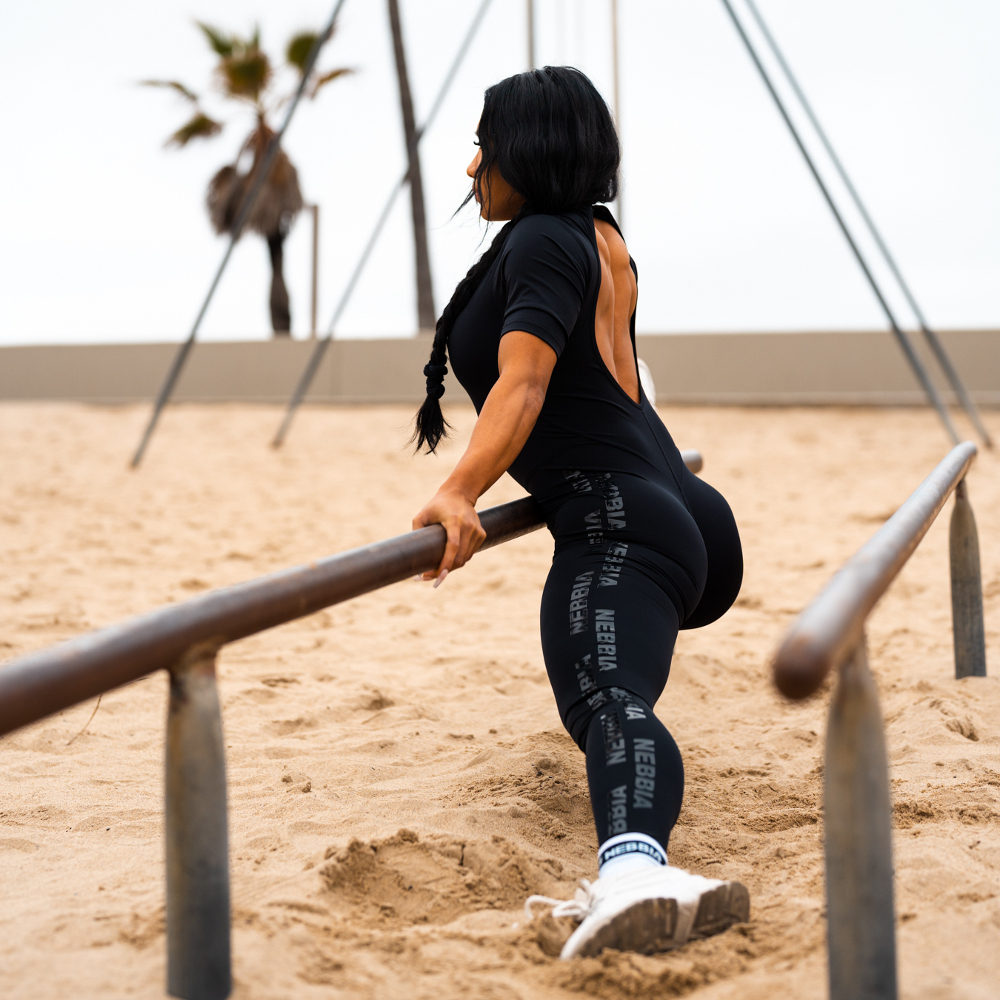 Dámský sportovní overal Nebbia INTENSE Focus 823 Black M - Obrázek 4